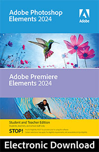 ADOBE Photoshop Elements 2024 & Premiere Elements 2024 - Students and teachers