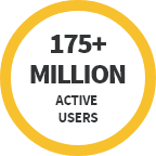 175+ million active users
